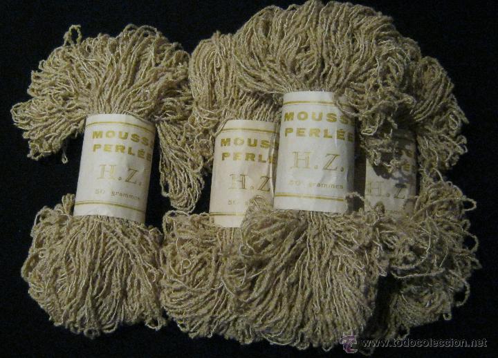 Antig&uuml;edades: ANTIGUO OVILLO MOUSSE PERL&Eacute;E H.Z. - Foto 2