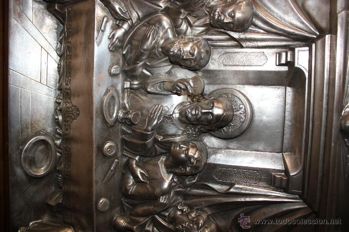 Antig&uuml;edades: Sagrada cena ba&ntilde;ada en plata - Foto 4