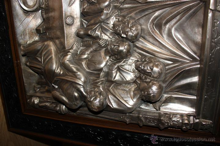Antig&uuml;edades: Sagrada cena ba&ntilde;ada en plata - Foto 5