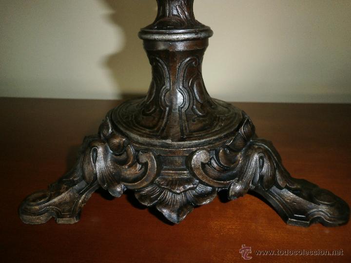 Antig&uuml;edades: CANDELERO. SIGLO XIX. - Foto 2