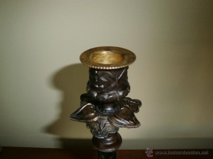 Antig&uuml;edades: CANDELERO. SIGLO XIX. - Foto 5