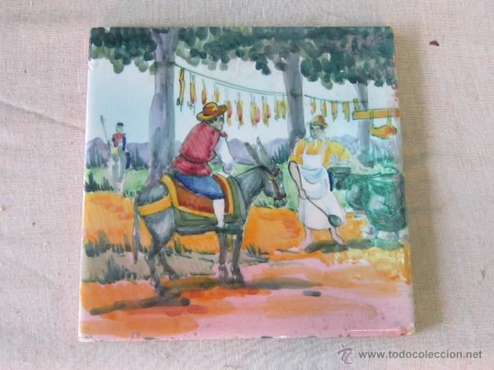 Antig&uuml;edades: AZULEJO VALENCIANO - Foto 1