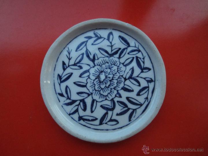 Antig&uuml;edades: Bonito plato de cer&aacute;mica pintada