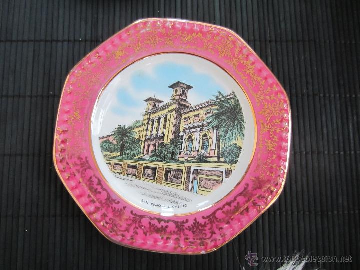 Antiquit&eacute;s: Plato con curiosa est&eacute;tica de San Remo -Il Casino