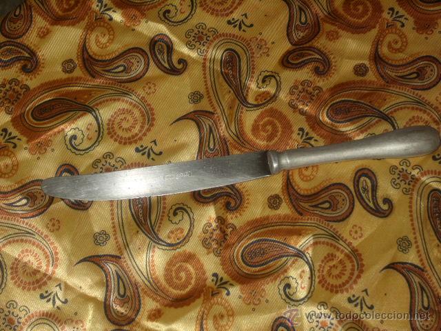 Antig&uuml;edades: ANTIGUO CUCHILLO DE MESA. - Foto 6