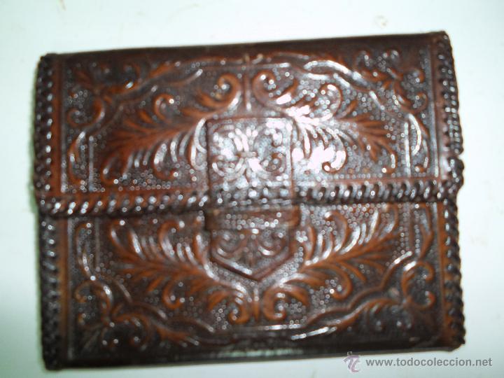 Antig&uuml;edades: CARTERA DE CUERO - Foto 1