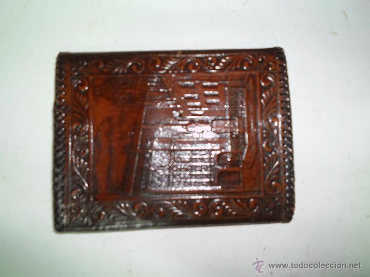 Antig&uuml;edades: CARTERA DE CUERO - Foto 2