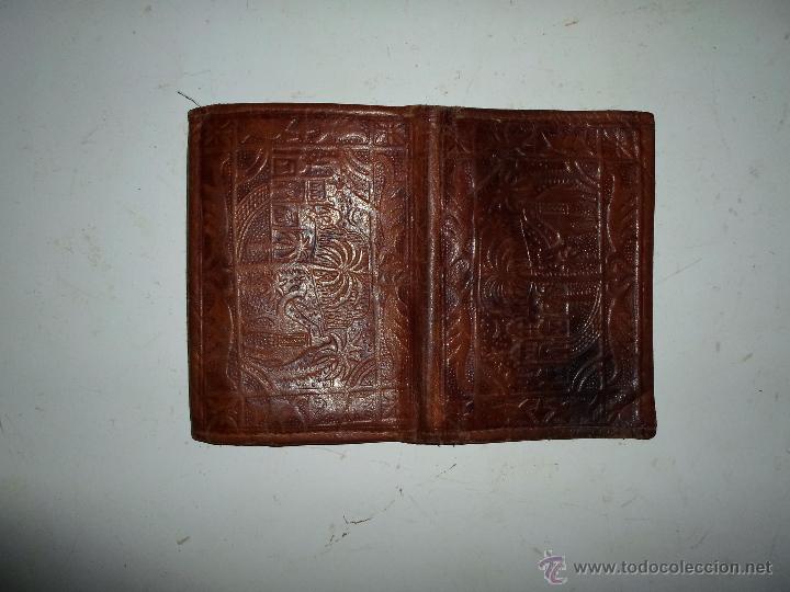 Antig&uuml;edades: CARTERA DE CUERO - Foto 4