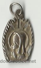 Antig&uuml;edades: Medallita en plata virgencita - Foto 1
