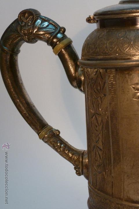 Antig&uuml;edades: CAFETERA DE METAL PLATEADO ,  PAIRPOINT MFG C&ordm; - Foto 10