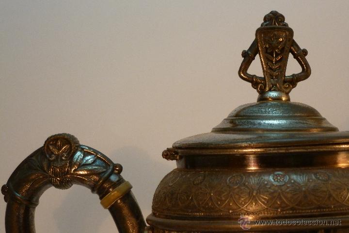 Antig&uuml;edades: CAFETERA DE METAL PLATEADO ,  PAIRPOINT MFG C&ordm; - Foto 11