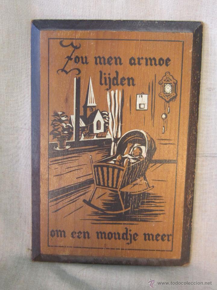 Antiques: tabla pintada (uno podria sufrir la pobreza)