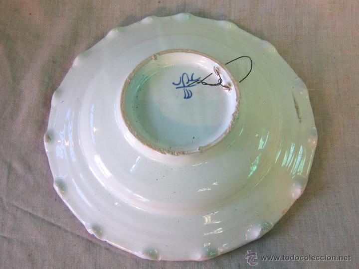 Antig&uuml;edades: PLATO DE CERAMICA PARA COLGAR - Foto 2