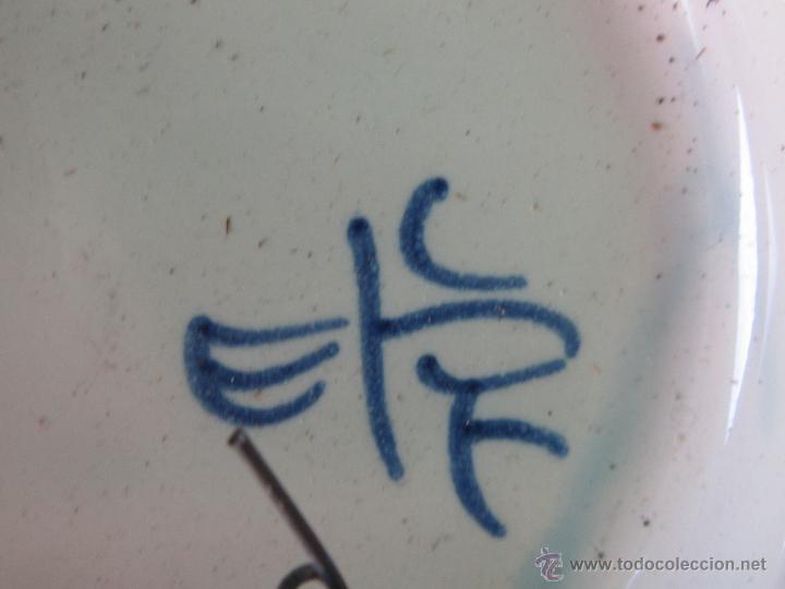 Antig&uuml;edades: PLATO DE CERAMICA PARA COLGAR - Foto 3