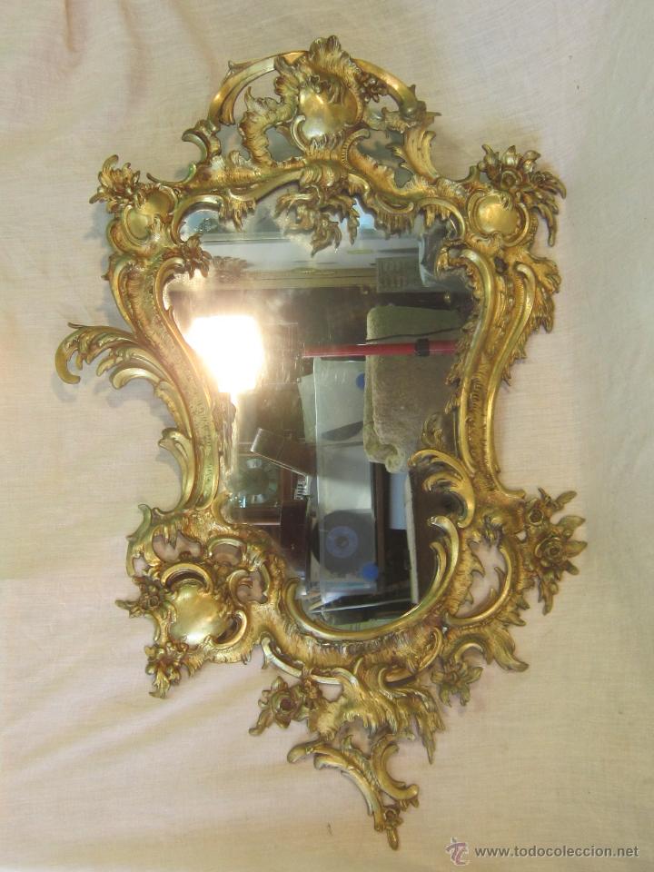 Antig&uuml;edades: ESPEJO ANTIGUO EN BRONCE - Foto 3