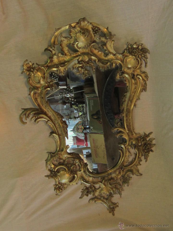 Antig&uuml;edades: ESPEJO ANTIGUO EN BRONCE - Foto 5