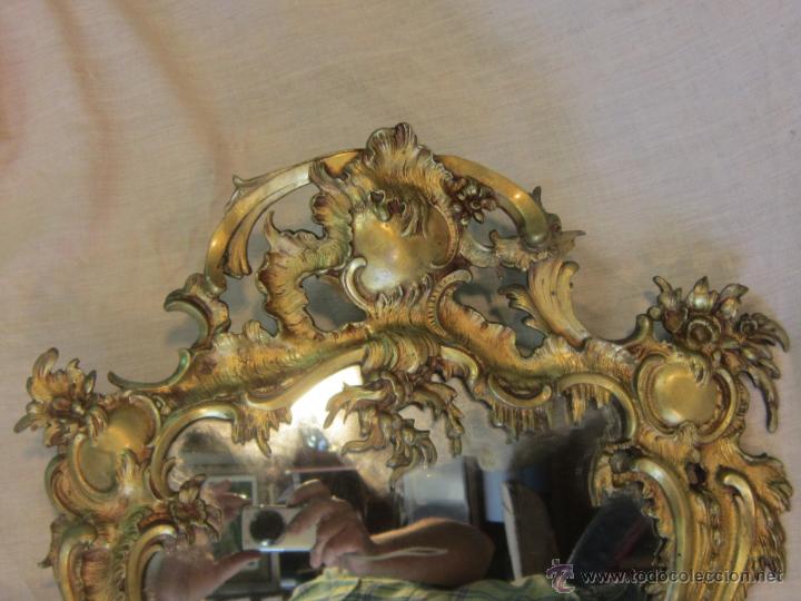 Antig&uuml;edades: ESPEJO ANTIGUO EN BRONCE - Foto 12
