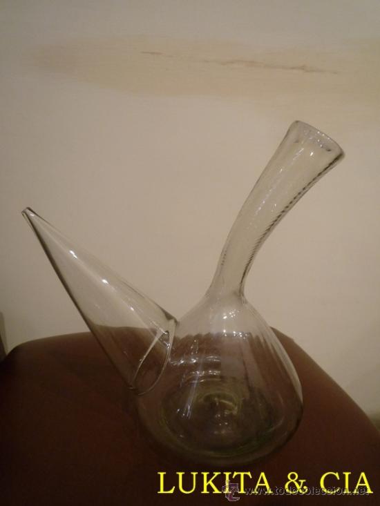 Antig&uuml;edades: ANTIGUO PORR&Oacute;N DE CRISTAL SOPLADO.