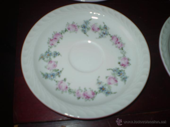 Antig&uuml;edades: 6 PLATOS DE PORCELANA - Foto 2