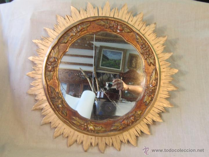 Antig&uuml;edades: ESPEJO ANTIGUO DE MADERA - Foto 1