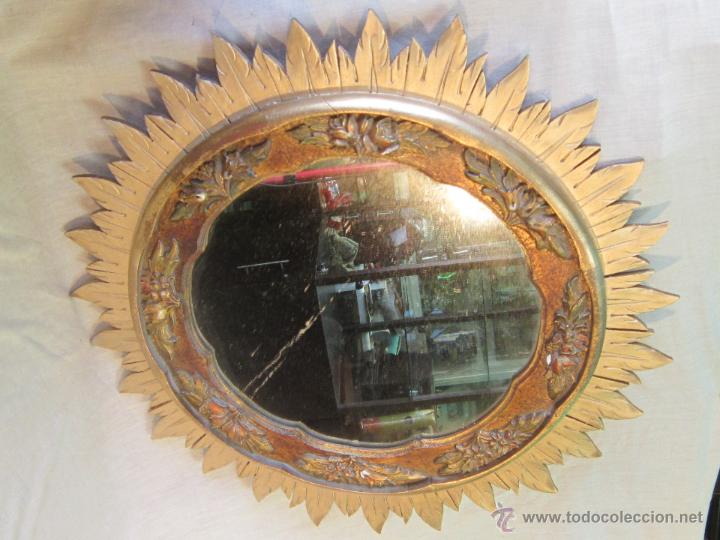 Antig&uuml;edades: ESPEJO ANTIGUO DE MADERA - Foto 2