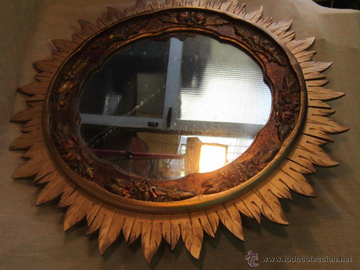 Antig&uuml;edades: ESPEJO ANTIGUO DE MADERA - Foto 3