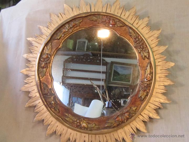 Antig&uuml;edades: ESPEJO ANTIGUO DE MADERA - Foto 4