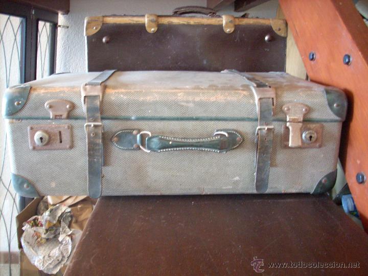 Antig&uuml;edades: ANTIGUA MALETA 60x38 cm. - Foto 7