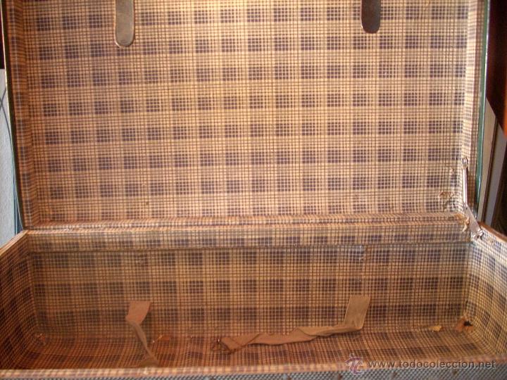 Antig&uuml;edades: ANTIGUA MALETA 60x38 cm. - Foto 8