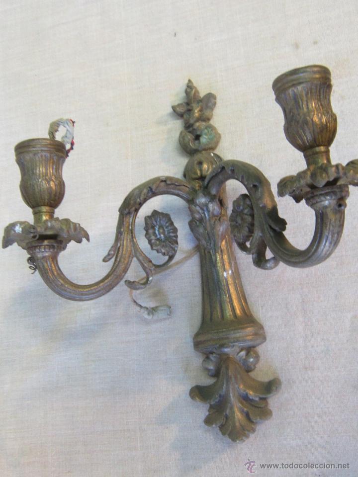 Antig&uuml;edades: APLIQUE EN BRONCE - Foto 1