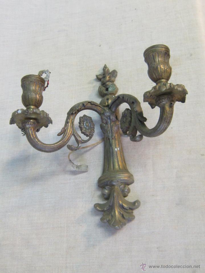 Antig&uuml;edades: APLIQUE EN BRONCE - Foto 2