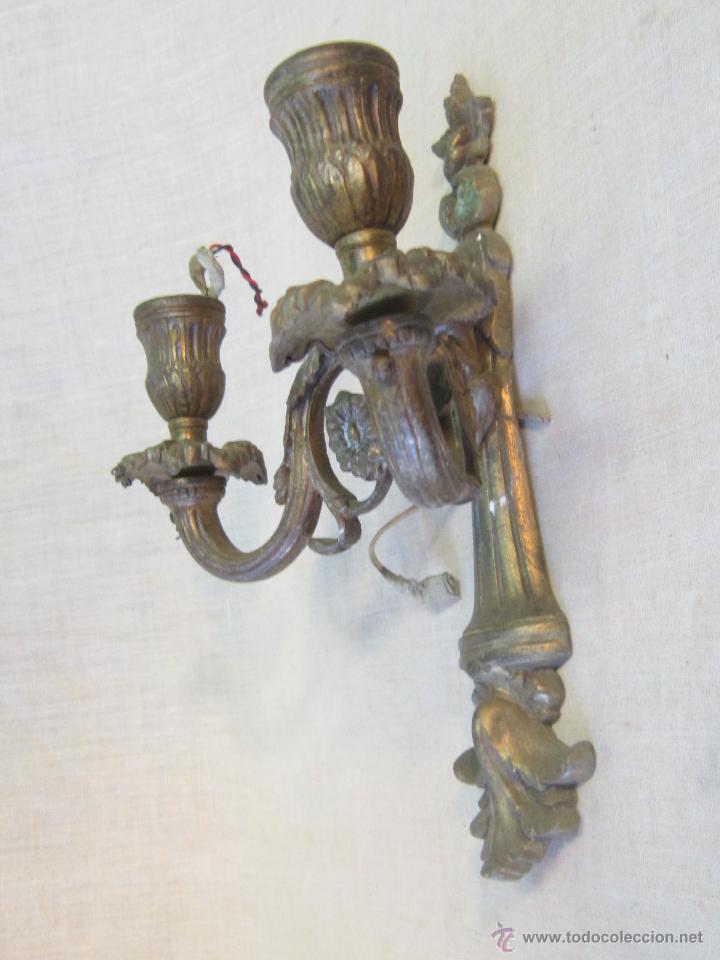 Antig&uuml;edades: APLIQUE EN BRONCE - Foto 3
