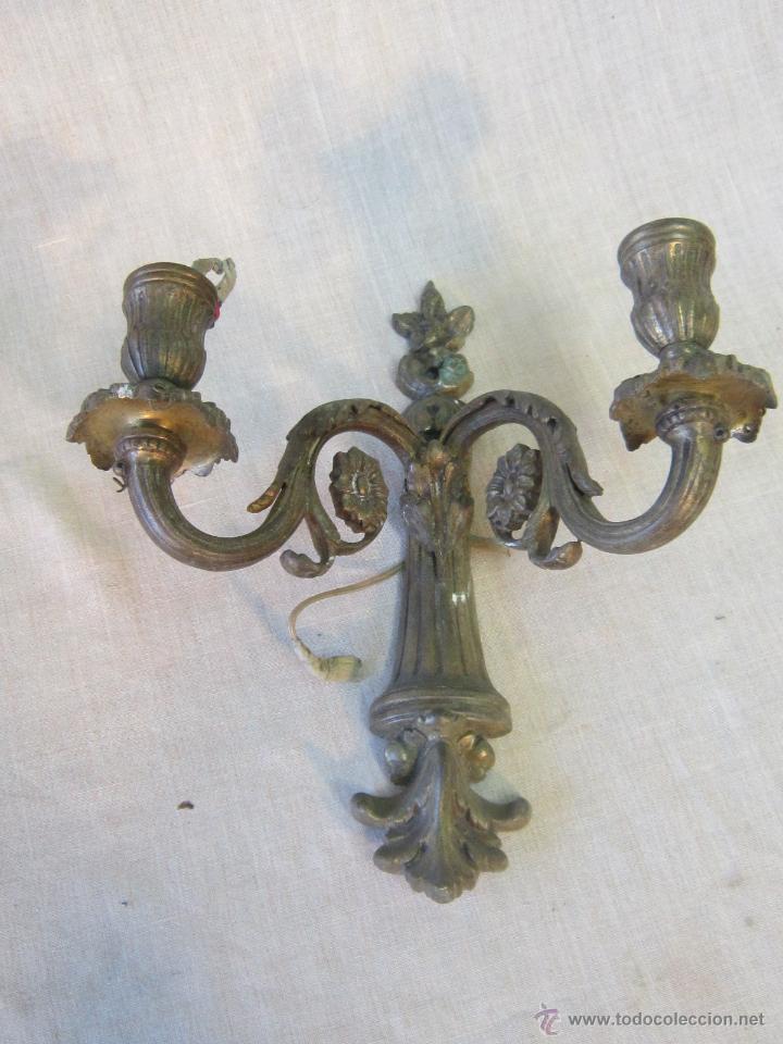 Antig&uuml;edades: APLIQUE EN BRONCE - Foto 5