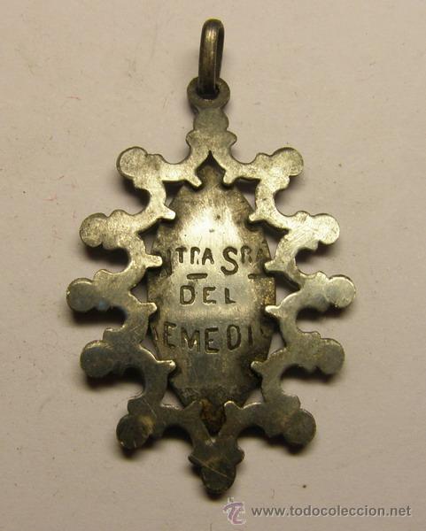 Antig&uuml;edades: Medalla religiosa N&ordf; S&ordf; del Remedio. - Foto 2