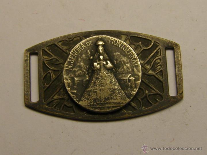 Antig&uuml;edades: Medalla religiosa N&ordf; S&ordf; de Montserrat. - Foto 1