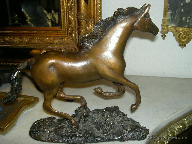 Antig&uuml;edades: BRONCE DE CABALLO AL GALOPE - Foto 2