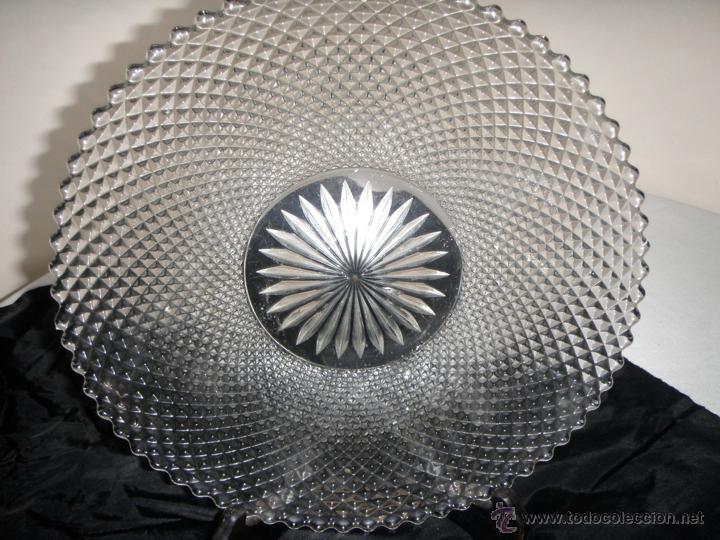 Antig&uuml;edades: BANDEJA DE CRISTAL - Foto 1