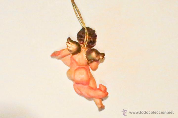 Antig&uuml;edades: &Aacute;ngel en madera 8 cm - Foto 2