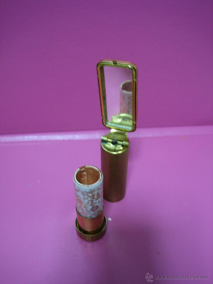 Antig&uuml;edades: L&aacute;piz de labios antiguo para se&ntilde;ora con espejo - Foto 8