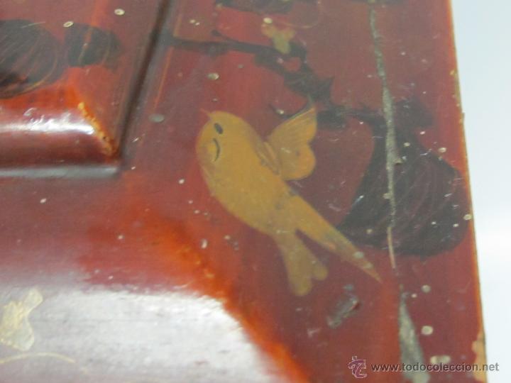 Antig&uuml;edades: Caja japonesa de madera - Foto 4