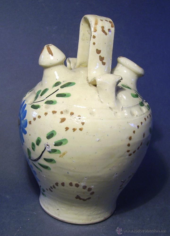 Antig&uuml;edades: BONITO  BOTIJO  DE  CERAMICA - Foto 2