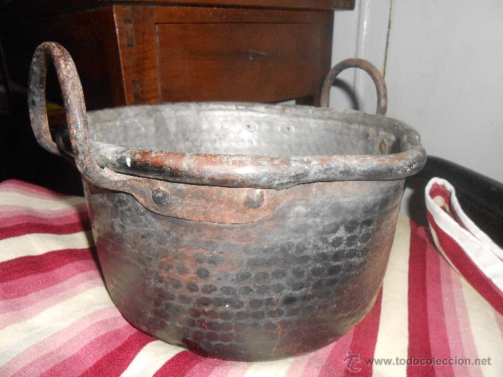 Antig&uuml;edades: CALDERO   DE   COBRE  -Siglo XIX- - Foto 6