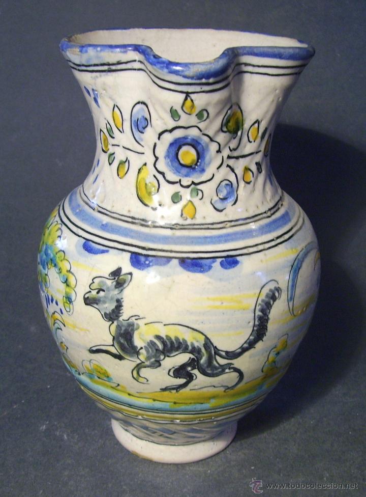 Antig&uuml;edades: JARRA  CERAMICA  DE  TALAVERA - Foto 1