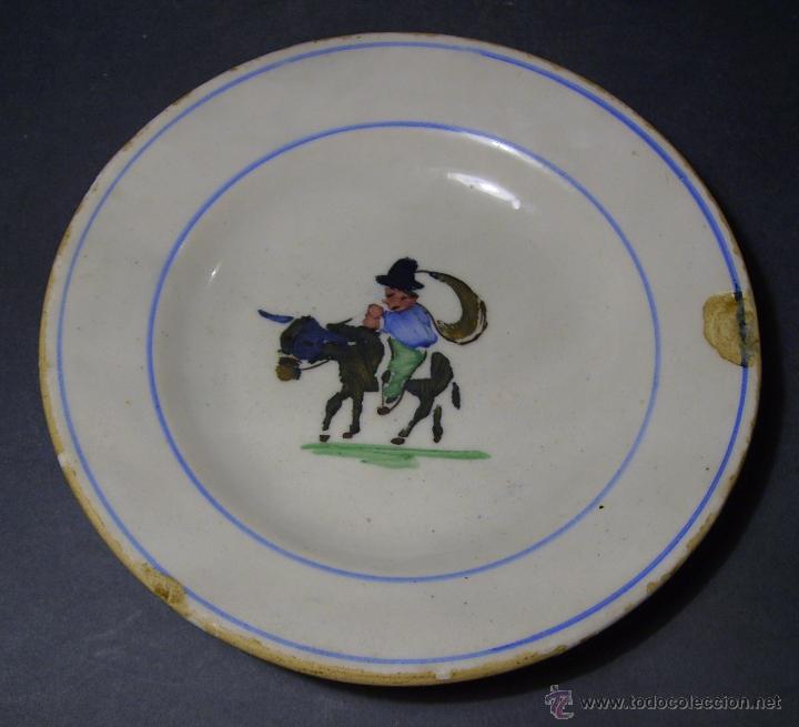 Antig&uuml;edades: BONITO  PLATO  CERAMICA  MANISES - Foto 2