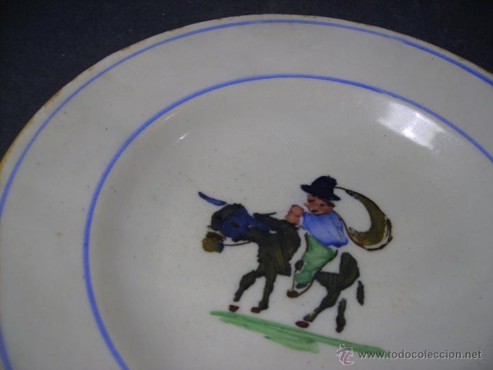 Antig&uuml;edades: BONITO  PLATO  CERAMICA  MANISES - Foto 4