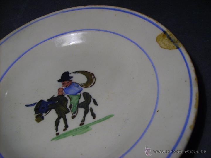 Antig&uuml;edades: BONITO  PLATO  CERAMICA  MANISES - Foto 5