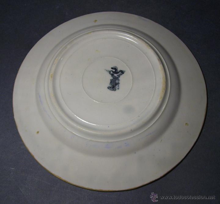 Antig&uuml;edades: BONITO  PLATO  CERAMICA  MANISES - Foto 7
