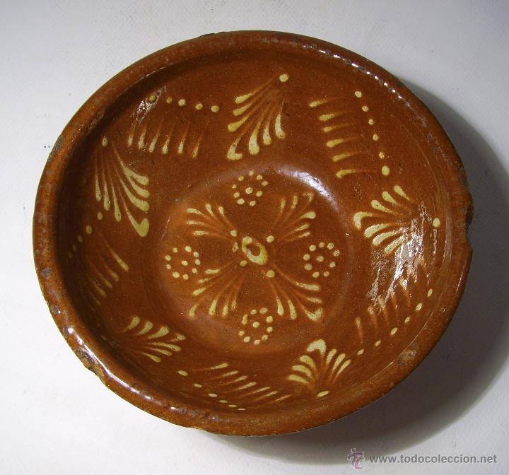 Antig&uuml;edades: CUENCO DE CERAMICA POPULAR - Foto 1