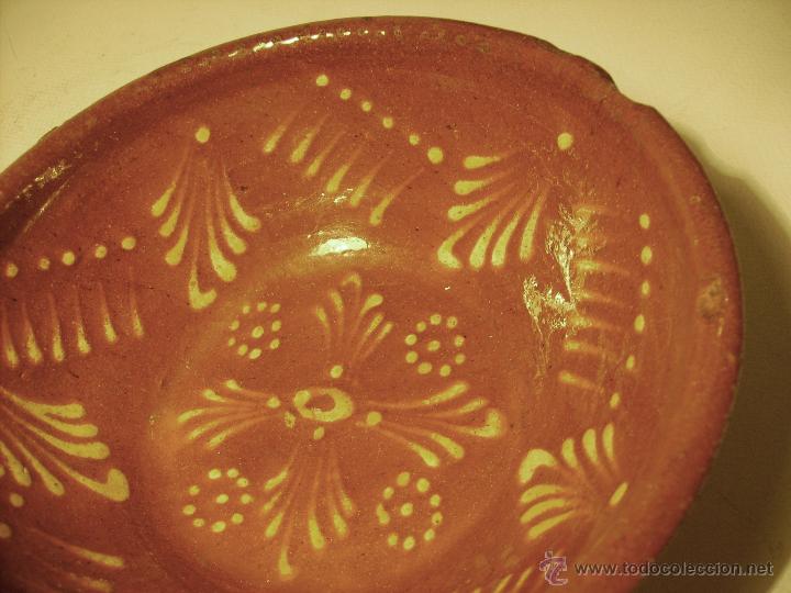 Antig&uuml;edades: CUENCO DE CERAMICA POPULAR - Foto 4