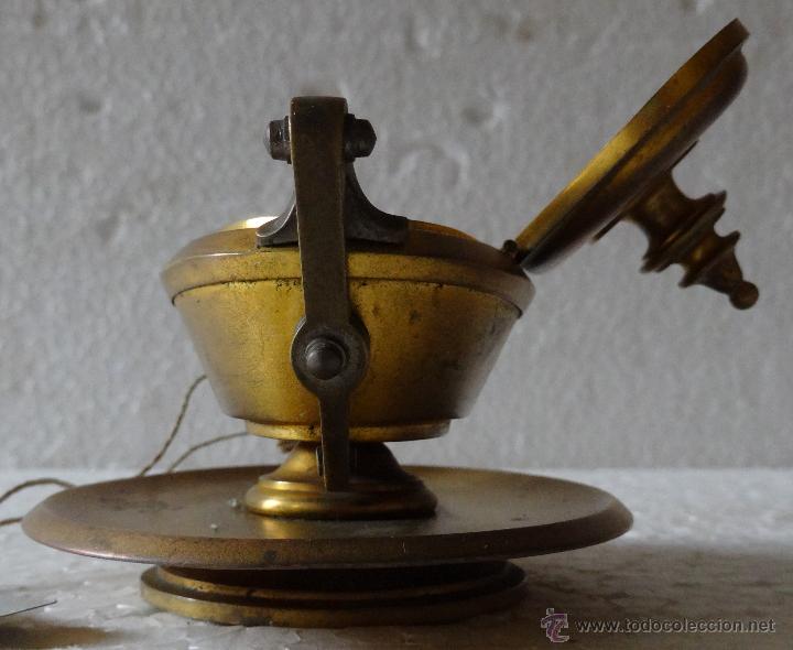 Antig&uuml;edades: TINTERO MESA DE DESPACHO EN BRONCE - XXX 414 - Foto 13
